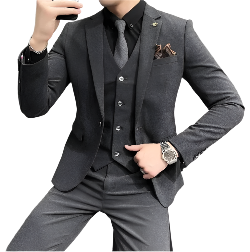 Men's 3-Piece Premium Suit Set