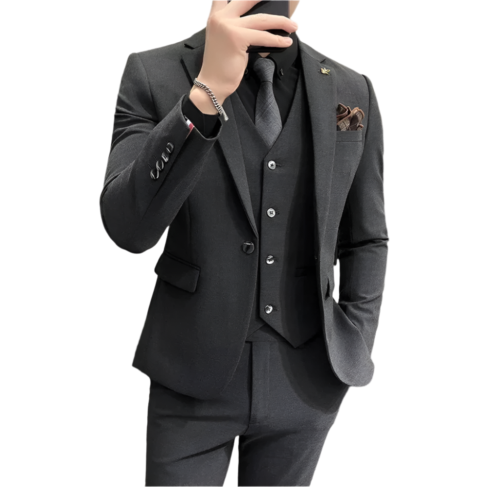 Men's 3-Piece Premium Suit Set