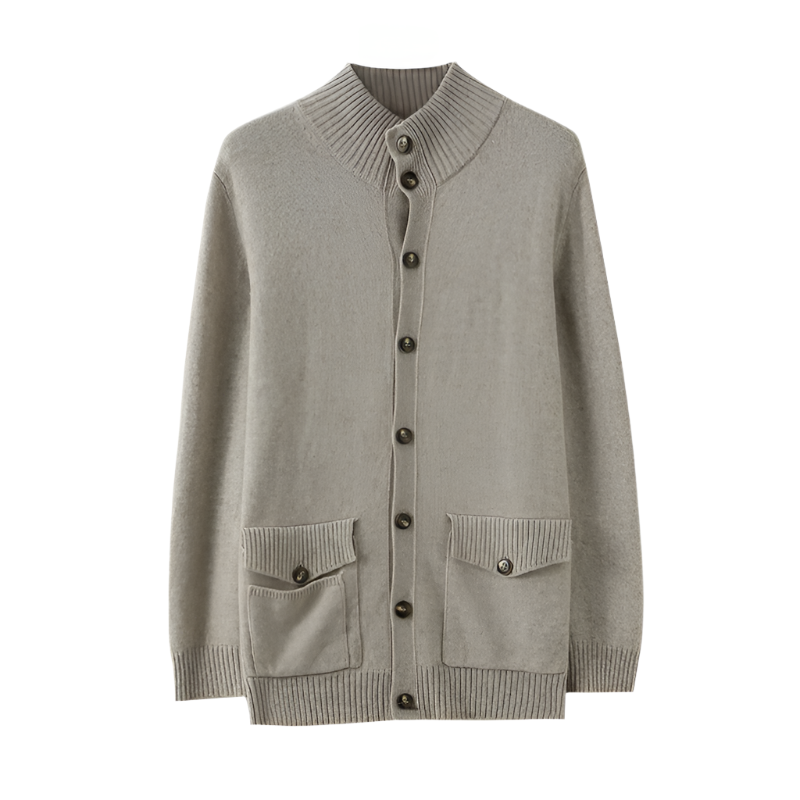 Premium Cashmere Knit Cardigan