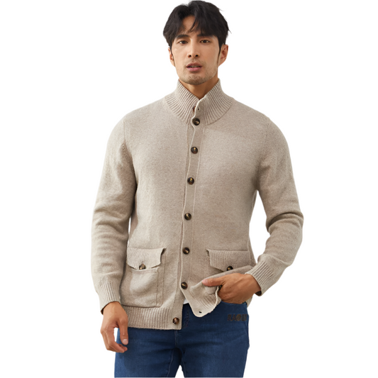 Premium Cashmere Knit Cardigan