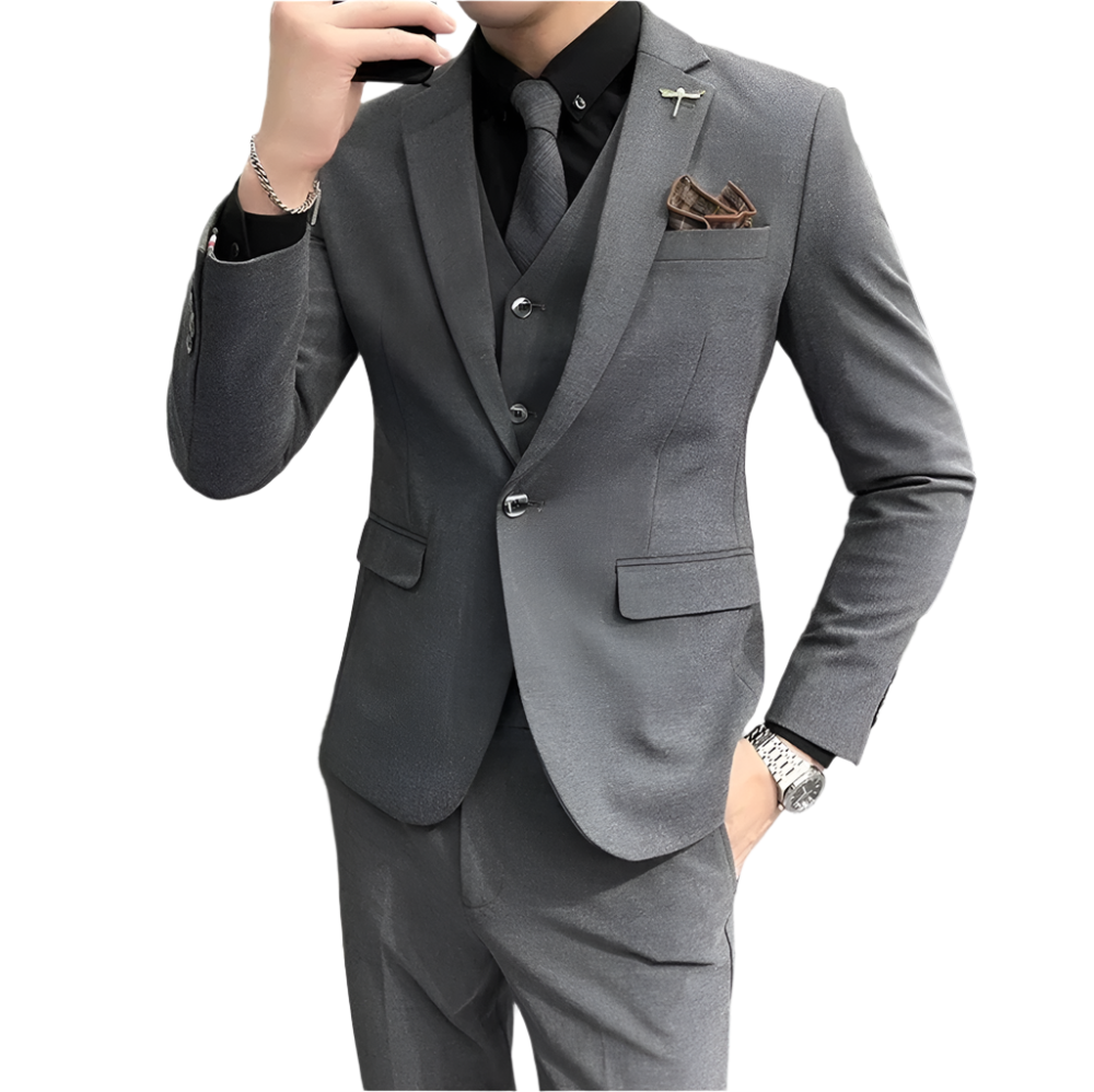 Men's 3-Piece Premium Suit Set