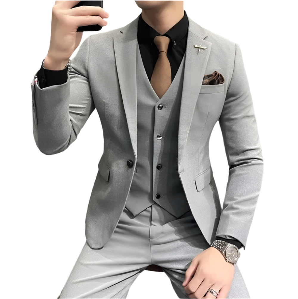 Men's 3-Piece Premium Suit Set