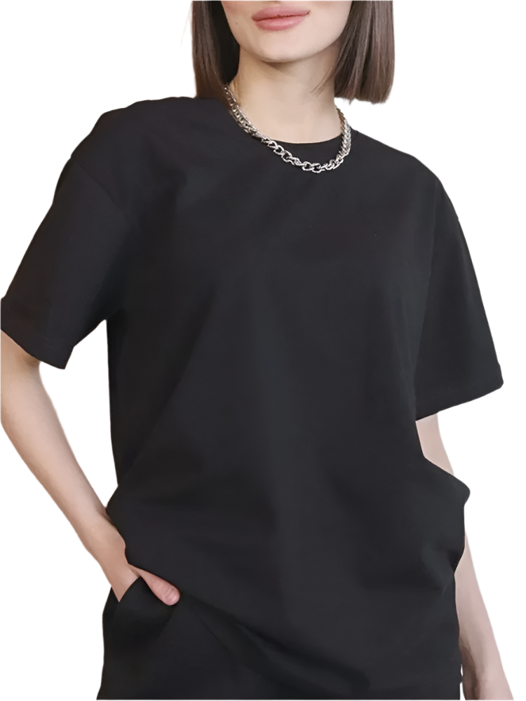 Oversized Cotton Basic T-Shirt