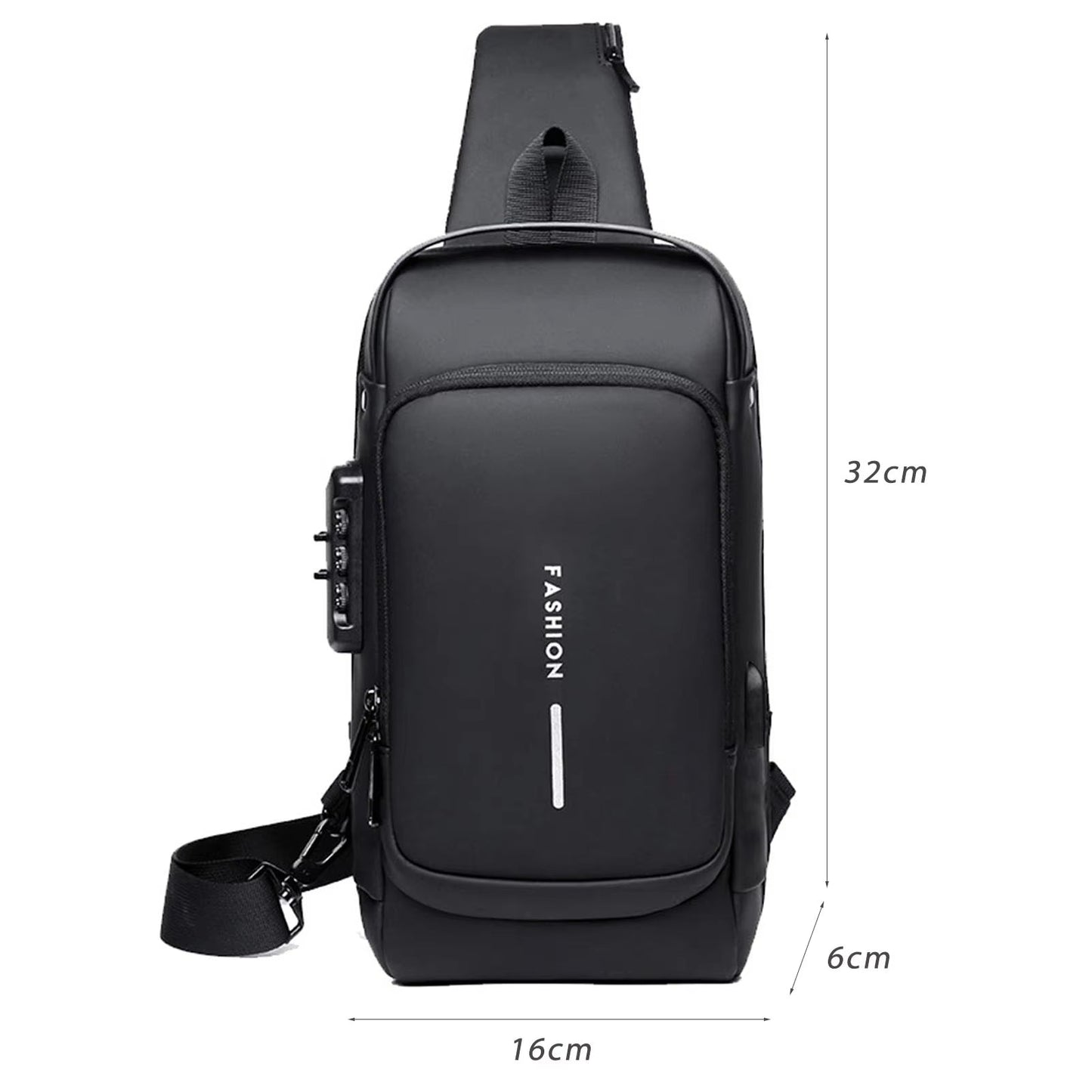 Avenir | Stylish Anti-Theft Waterproof Crossbody Travel Bag for Ultimate Security