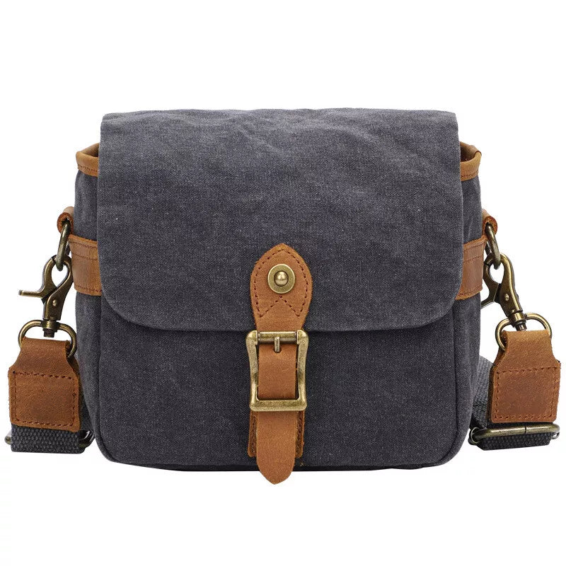 Ryder | Retro Canvas DSLR Camera Messenger Bag