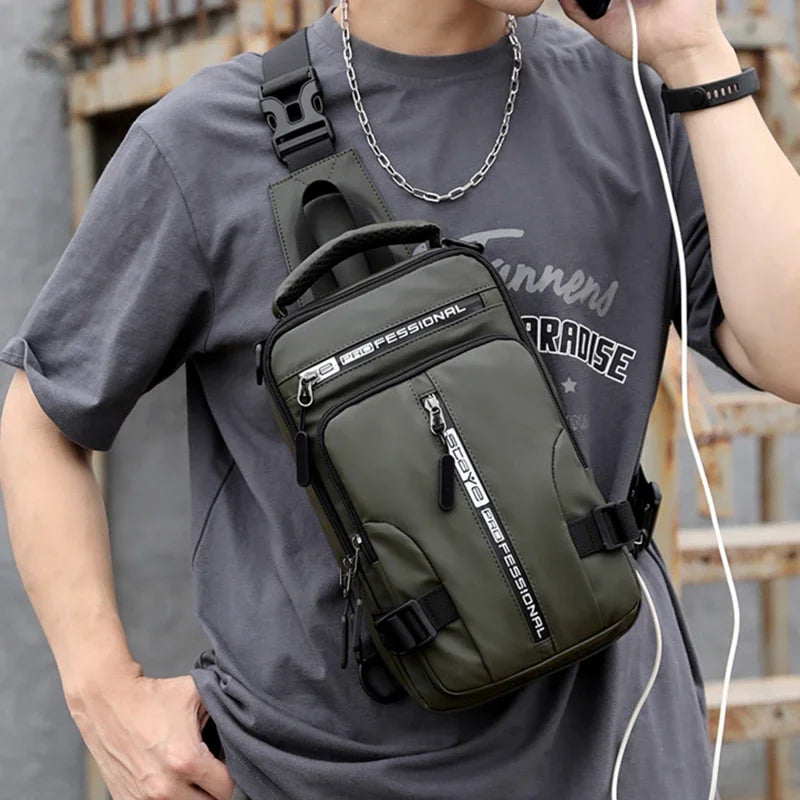 The Ultimate Men's Waterproof Anti-Theft Crossbody Sling Bag