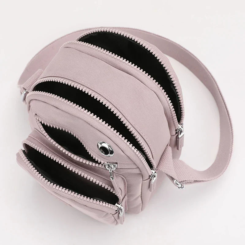 Zoe | Compact Nylon Crossbody Sling Bag