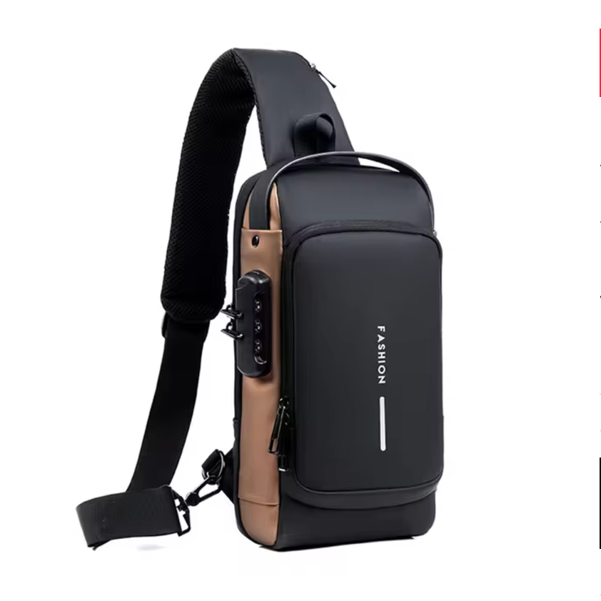 Avenir | Stylish Anti-Theft Waterproof Crossbody Travel Bag for Ultimate Security