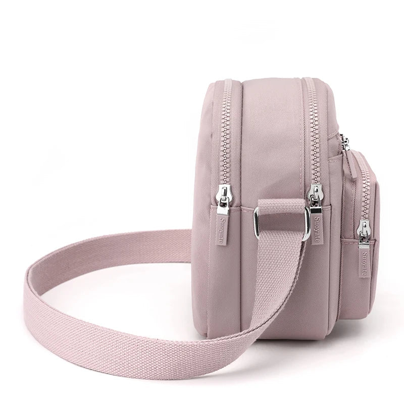 Zoe | Compact Nylon Crossbody Sling Bag