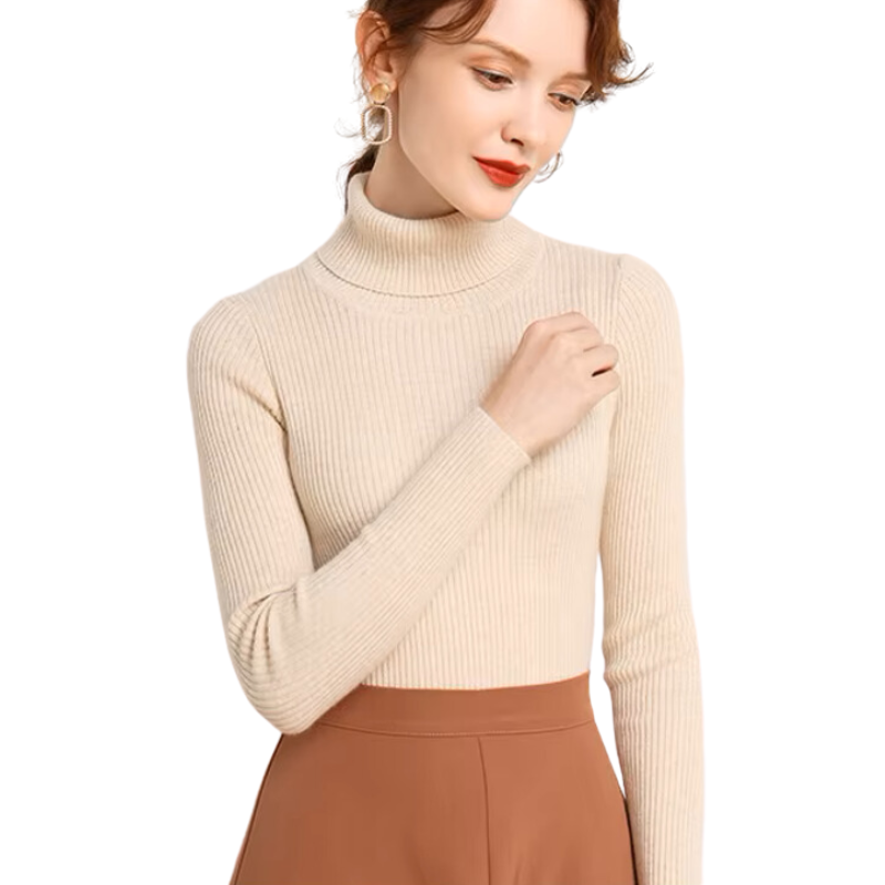 Knitted Cashmere Turtleneck Sweater