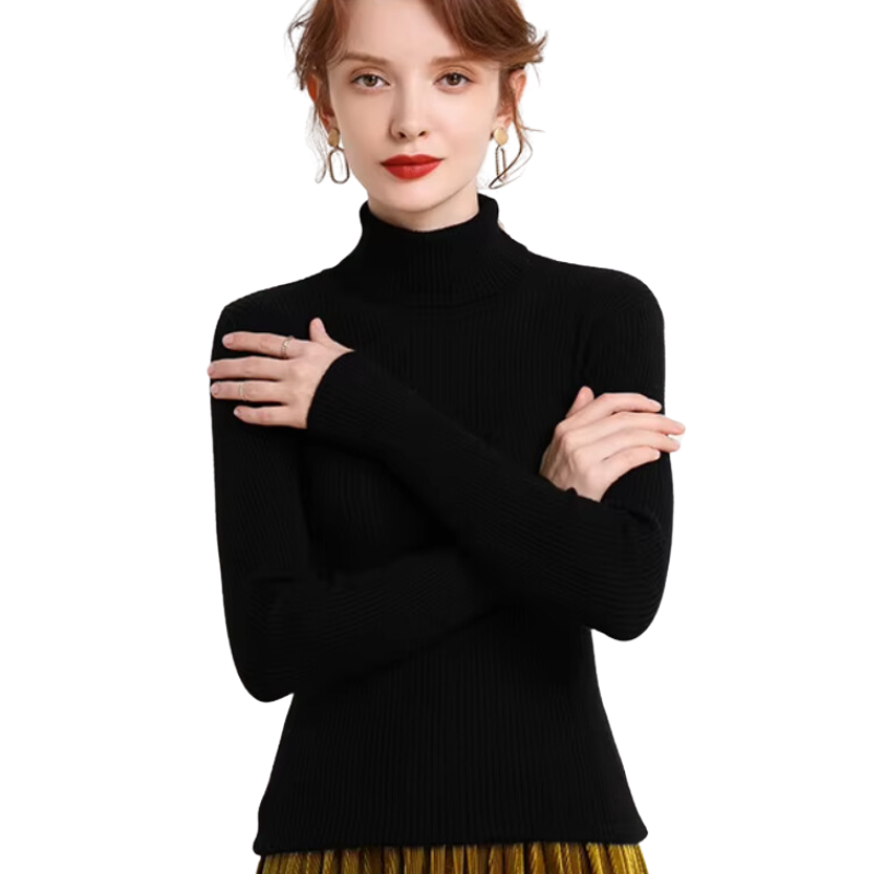 Knitted Cashmere Turtleneck Sweater